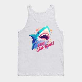 stay jawsome Tank Top